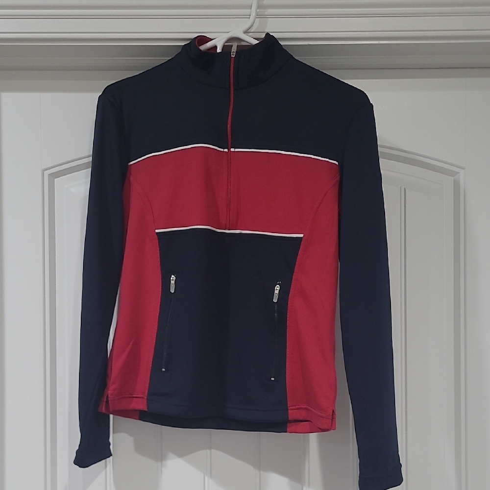 Nike Navy And Dark Pink Dri-FIT Pullover